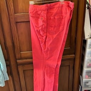 Coral Skinny Jeans